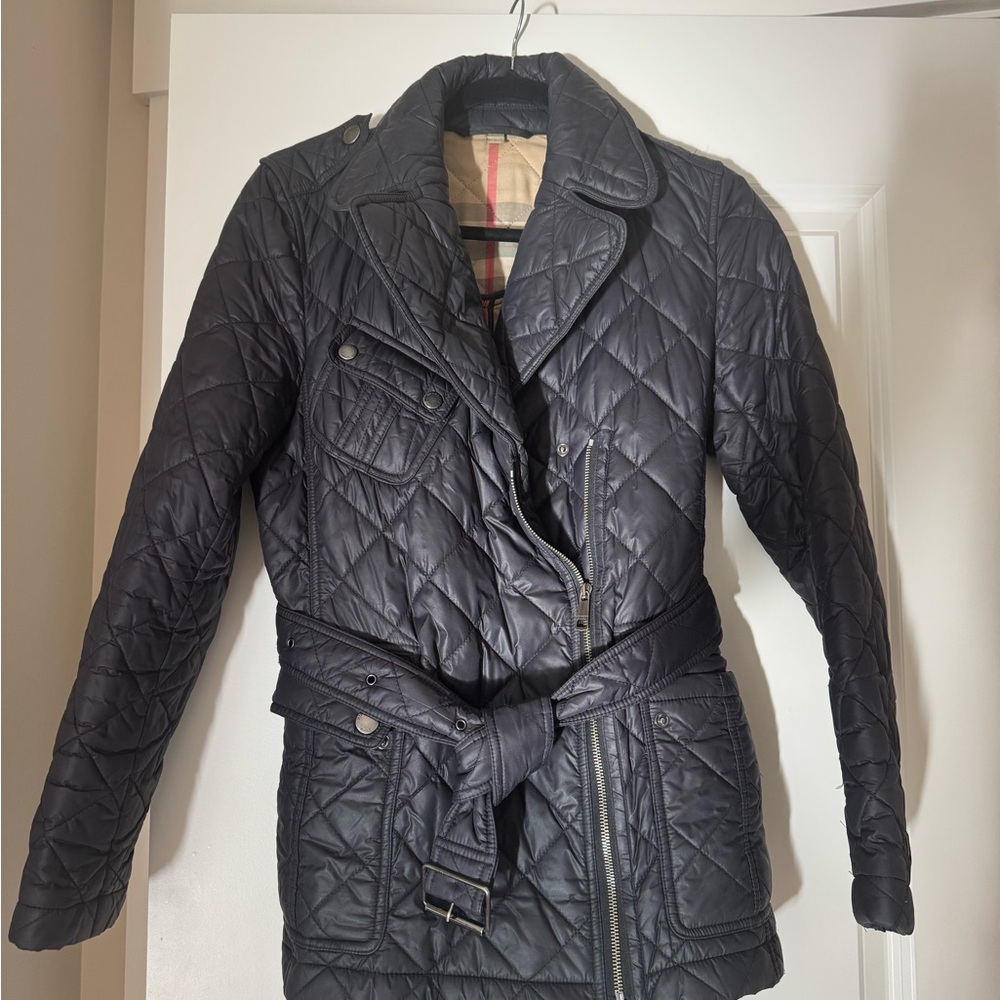 Burberry Quilted Navy Women's Jacket